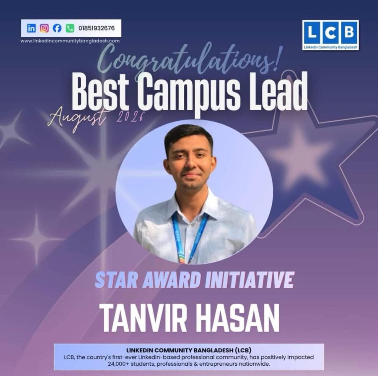 LinkedIn Community Bangladesh Recognitions — 2